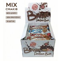 Батончик Power Pro 25% Brisee Protein Bar Sugar Free , 18*55 грамм MIX