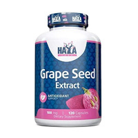 Натуральная добавка Haya Labs Grape Seed Extract 100 mg, 120 капсул