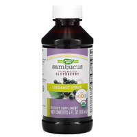Натуральная добавка Nature's Way Organic Sambucus for Kids Standardized Elderberry, 120 мл