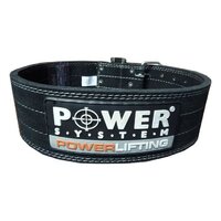 Пояс для тяжелой атлетики Power System PS-3800 PowerLifting, Black
