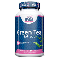 Натуральная добавка Haya Labs Green Tea Extract 500 mg, 60 капсул