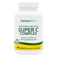 Витамины и минералы Natures Plus Super C Complex Sustained Release, 90 таблеток