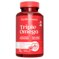 Жирні кислоти Earth‘s Creation Triple Omega with Primrose, 90 капсул