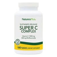 Витамины и минералы Natures Plus Super C Complex Sustained Release, 180 таблеток