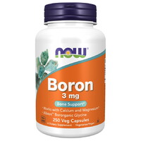 Витамины и минералы NOW Boron 3 mg, 250 капсул