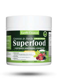 Натуральная добавка Earth‘s Creation Super Foods Greens and Reds, 537 грамм