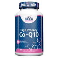 Натуральная добавка Haya Labs High Potency Co-Q10 100 mg, 60 капсул