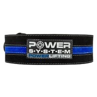 Пояс для тяжелой атлетики Power System PS-3800 PowerLifting, Black/Blue