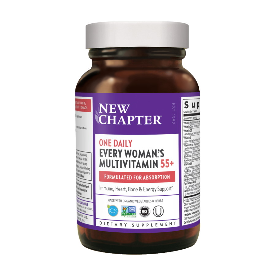 Витамины и минералы New Chapter Every Woman's One Daily 55+ Multivitamin, 72 таблеток