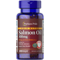 Жирные кислоты Puritan's Pride Salmon Oil 500 mg, 100 капсул