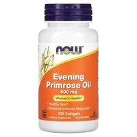 Жирные кислоты NOW Evening Primrose Oil 500 mg, 100 капсул