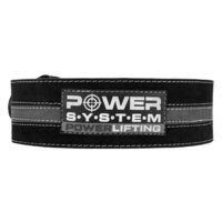 Пояс для тяжелой атлетики Power System PS-3800 PowerLifting, Black/Grey
