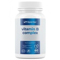 Витамины и минералы Sporter Vitamin B Complex, 60 таблеток