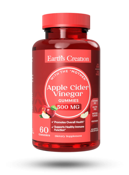 Натуральна добавка Earth‘s Creation Apple Cider Gummy with Mother, 60 желейок