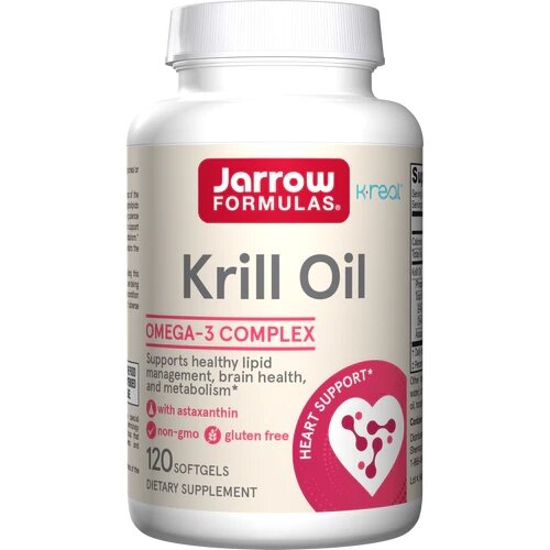 Жирні кислоти Jarrow Formulas Krill Oil, 120 капсул