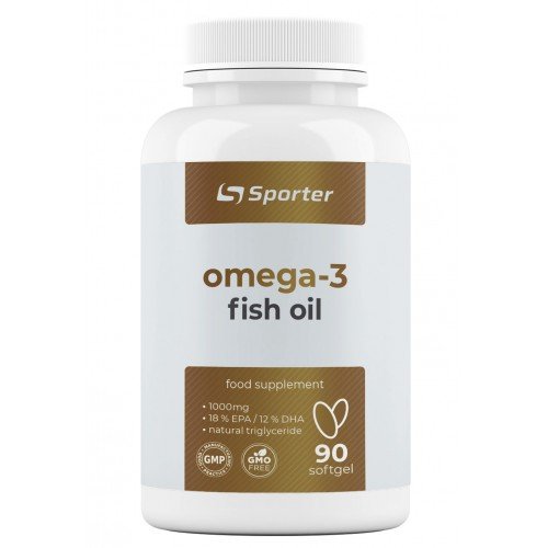Жирні кислоти Sporter Omega 3 1000 mg, 90 капсул