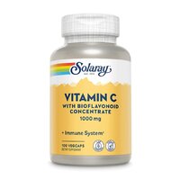 Витамины и минералы Solaray Vitamin C with Bioflavonoids 1000 mg, 100 вегакапсул