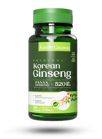 Натуральна добавка Earth‘s Creation Korean Ginseng 520 mg, 100 капсул