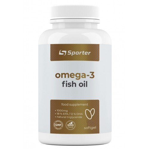 Жирні кислоти Sporter Omega 3 1000 mg, 60 капсул