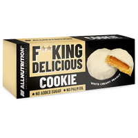 Заменитель питания AllNutrition FitKing Delicious Cookie, 128 грамм, белый крем с арахисом