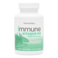 Витамины и минералы Natures Plus Immune Vitamin D3 5000 IU, 60 капсул