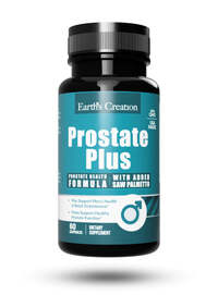 Натуральная добавка Earth‘s Creation Prostate Plus Saw Palmetto, 60 капсул