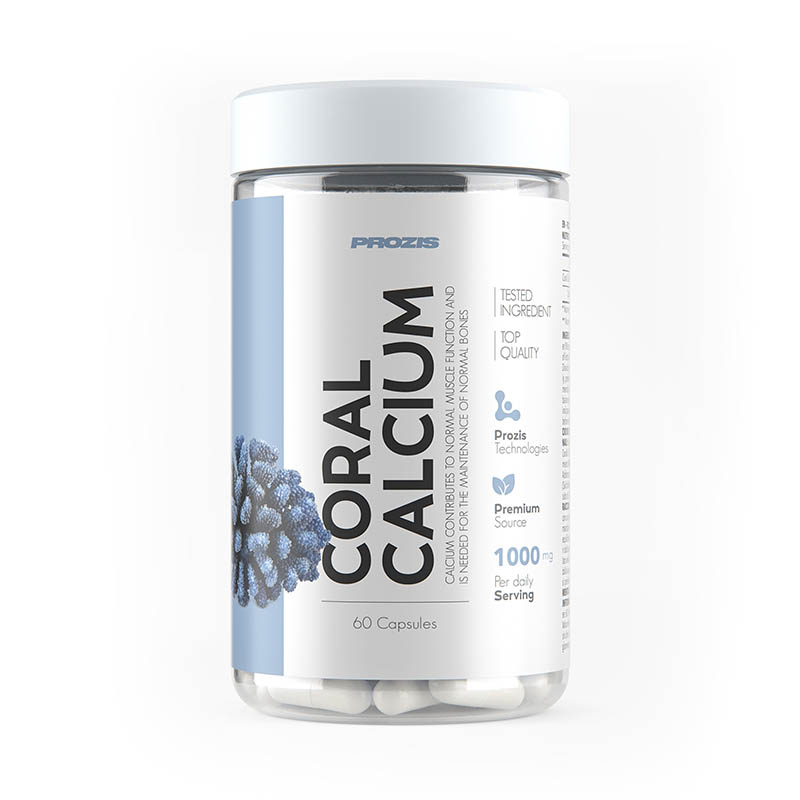 Витамины и минералы Prozis Coral Calcium 1000 mg, 60 капсул