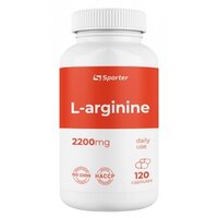 Аминокислота Sporter L-Arginine 2200 mg, 120 капсул
