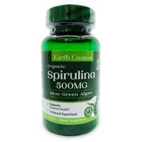 Натуральная добавка Earth‘s Creation Spirulina 500 mg, 60 таблеток
