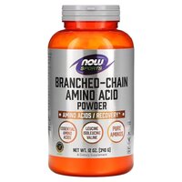Аминокислота BCAA NOW Sports Branched Chain Amino Acids Powder, 340 грамм