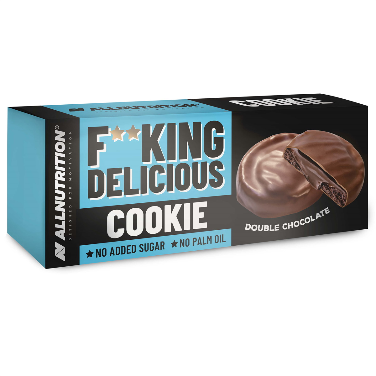 Заменитель питания AllNutrition FitKing Delicious Cookie, 128 грамм, двойной шоколад