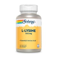 Аминокислота Solaray L-Lysine 500 mg, 120 вегакапсул