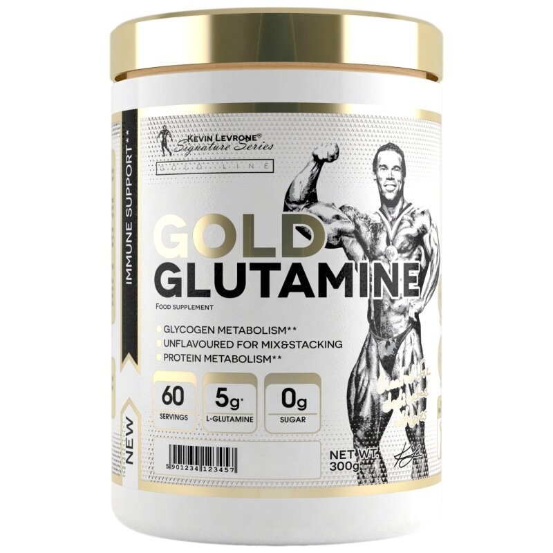 Аминокислота Kevin Levrone Gold Glutamine, 300 грамм СРОК 04.25