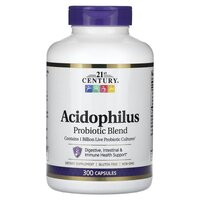 Пробіотики і пребіотики 21st Century Acidophilus Probiotic Blend, 300 капсул