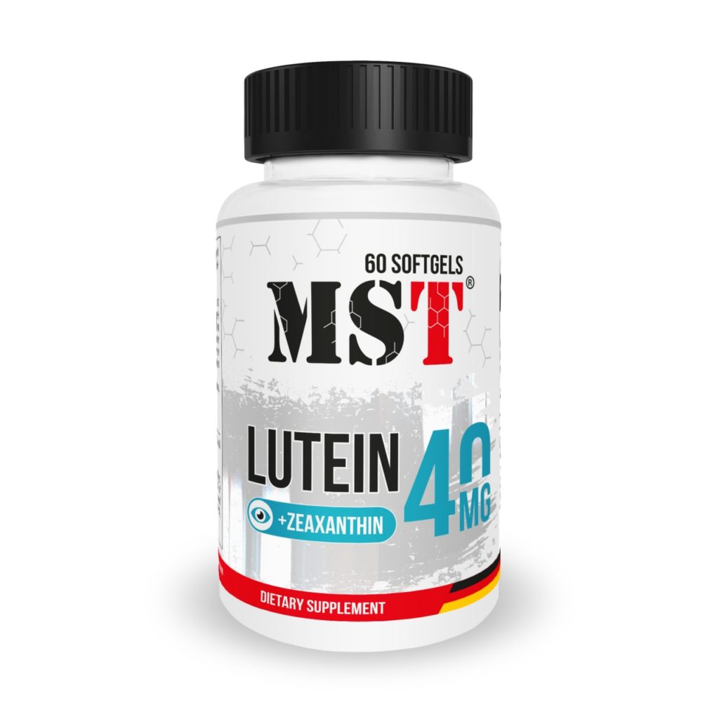 Натуральная добавка MST Lutein 40 mg, 60 капсул