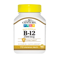 Витамины и минералы 21st Century Vitamin B12 2500 mcg, 110 таблеток