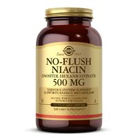 Витамины и минералы Solgar No-Flush Niacin 500 mg (Inositol Hexanicotinate), 250 вегакапсул