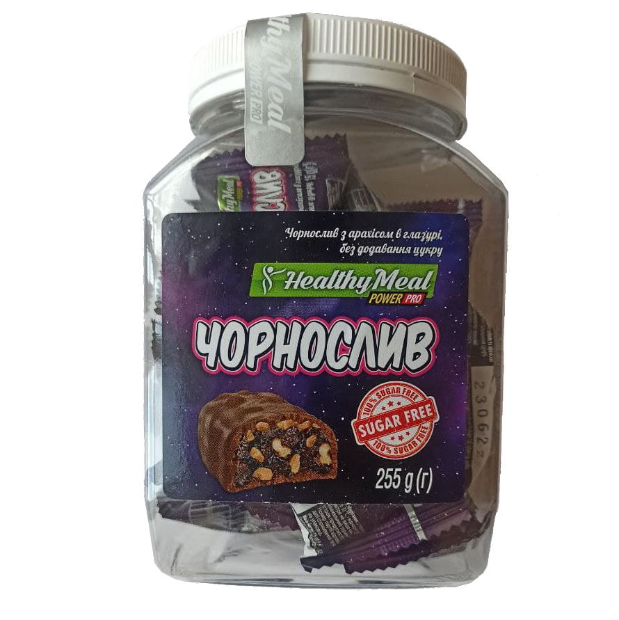 Батончик Power Pro Healthy Meal Sugar Free, 255 грам - чорнослив