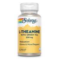 Аминокислота Solaray L-Theanine 200 mg, 45 вегакапсул
