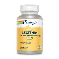 Натуральная добавка Solaray Lecithin, 100 капсул