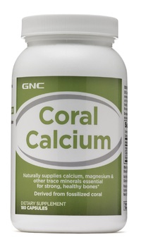 Витамины и минералы GNC Coral Calcium, 180 капсул