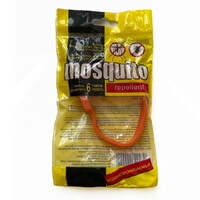 Средство от насекомых браслет с репеллентом от комаров и клещей Mosquito Оранжевый