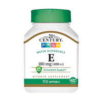 Витамины и минералы 21st Century Vitamin E 400 IU, 110 капсул