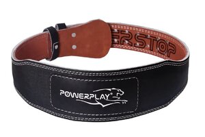 Пояс для тяжелой атлетики PowerPlay 5085, Black/Brown