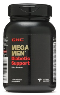 Витамины и минералы GNC Mega Men Diabetic Support, 90 каплет