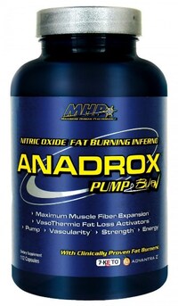 Передтренувальний комплекс MHP Anadrox Pump and  Burn, 112 капсул