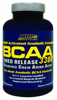 Амінокислота BCAA MHP BCAA 3300, 120 таблеток