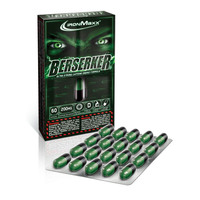 Предтренировочный комплекс IronMaxx Berserker, 60 капсул