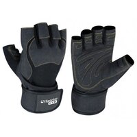 Перчатки для фитнеса Sporter MFG-148.4A, Black/Yellow
