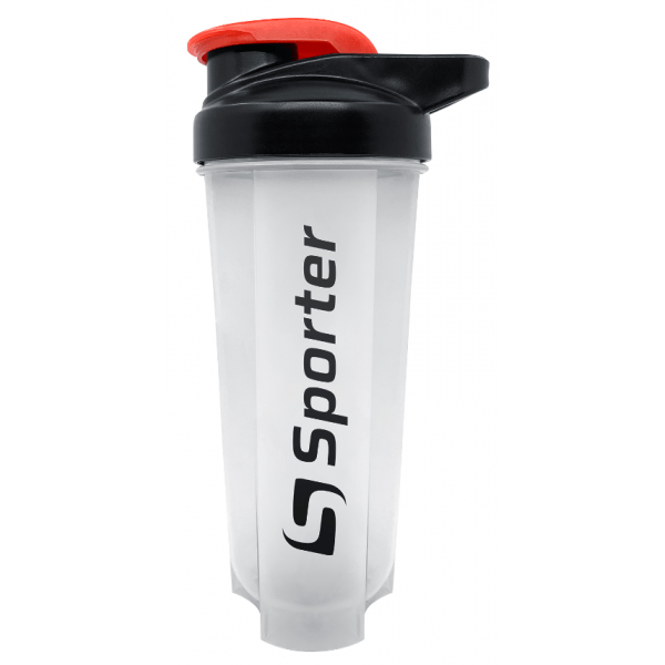 Шейкер Sporter with Ball KL-7047 700 мл, Transparent